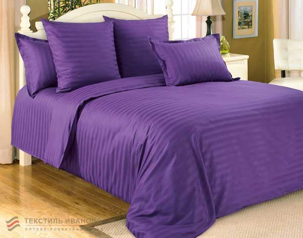  Комплект постельного белья страйп-сатин цветной, фото 1 