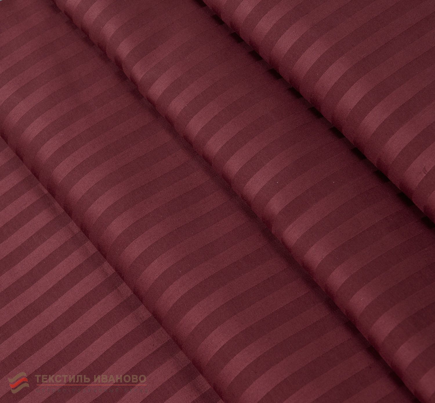  Ткань (сатин-240) с полосой бордо, фото 1 
